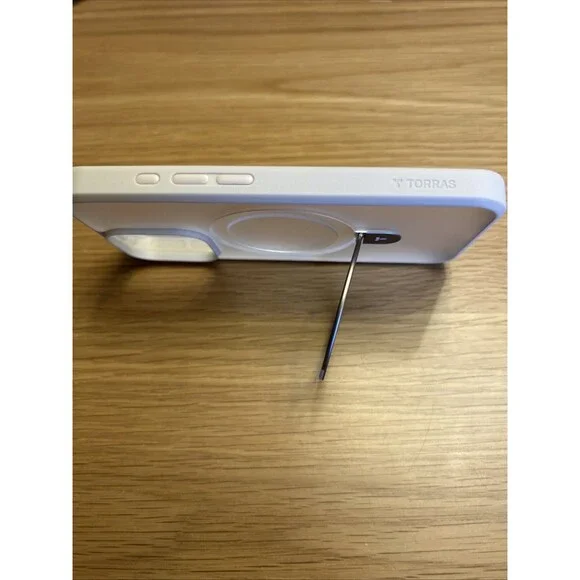 TORRAS iPhone 16 Pro Case Magnetic  Kickstand, Desert Titanium  Rose Gold 6.3" - Picture 6 of 7